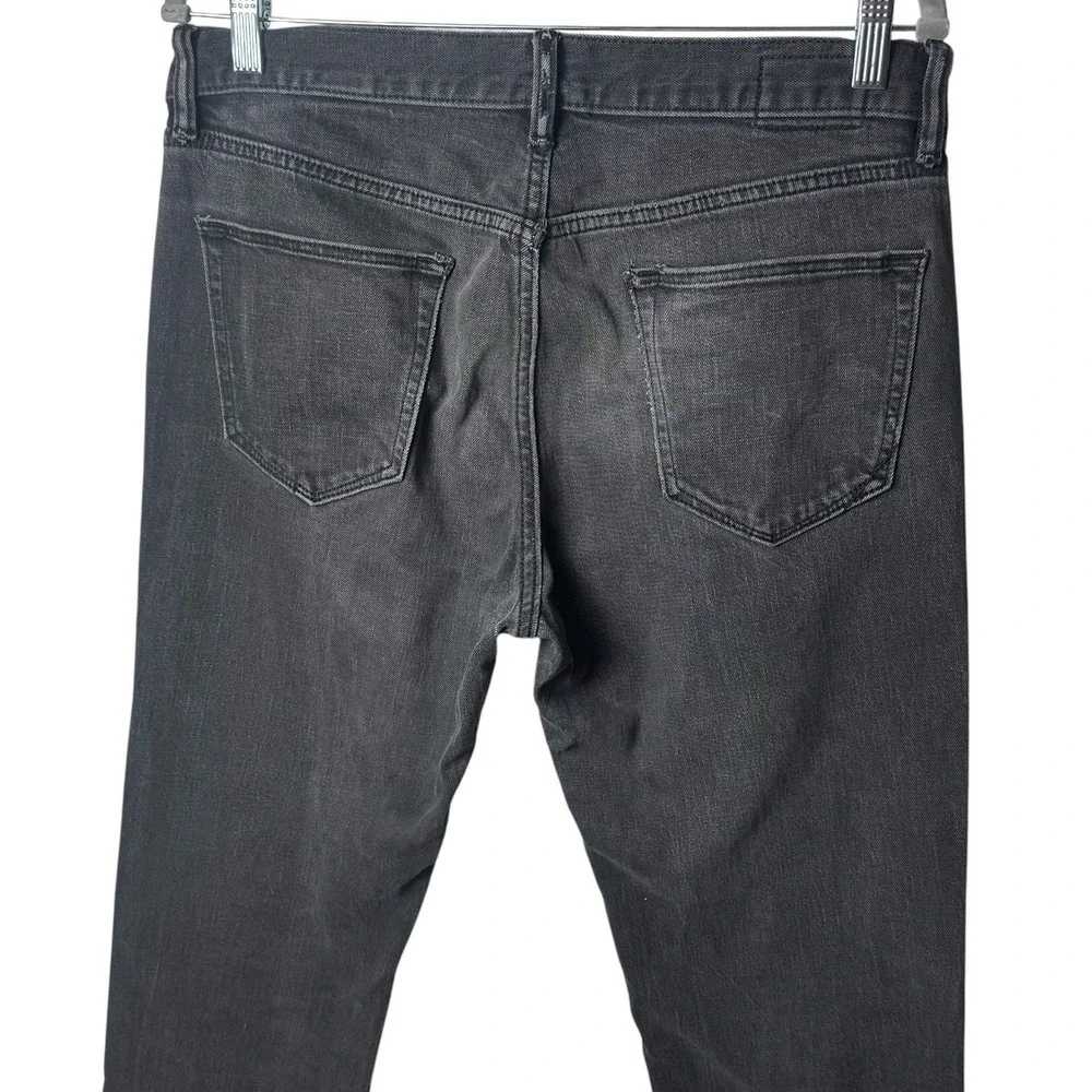 Banana Republic Slim Dark Gray Jeans Capsule Comfort Preppy‎ Chic Minimalist 33